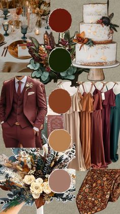 fall wedding colors, winter wedding, autumn, wedding color schemes, wedding themes Fall Color Palette Bridesmaids, Alaska Wedding Colors, Fall Nature Wedding Ideas, Romantic Fall Wedding Bridesmaids, Fall Bridal Party Color Schemes, Simple Fall Wedding Color Schemes, Color Palette For Wedding Fall, Dark Autumn Wedding Colors, Autumnal Wedding Palette