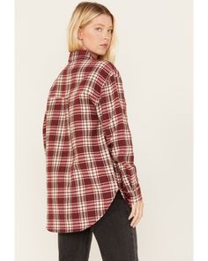 Madras Shirt, Oversized Shacket, Red And White Plaid, Plaid Print, Boots For Sale, White Plaid, Ruby Red, Plaid Pattern, Oversized Fits