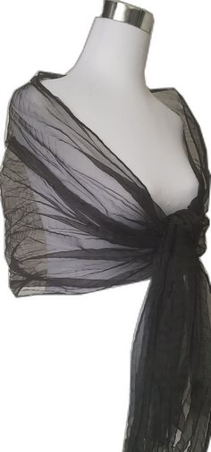 Organza Shawl, Shawl Black, Black Cover Up, Black Shawl, Wrap Gift, Black Wrap, Black Scarf, Black Cover, Shawl Wrap