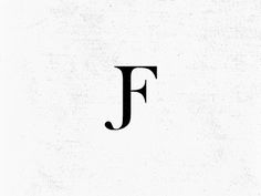 the letter f is made up of black and white typefaces on a white background