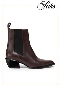 The Joni Chelsea boots from rag  bone are crafted of leather with a suede lining for a comfortable fit. This slip-on pair is designed with a stacked heel and Ortholite footbed. Square toe Pulls on Leather upper Suede lining Leather sole Imported SIZE Stacked heel: about 2.15 (55mm) Shaft: about 6.67 (170mm) ABOUT THE BRAND Leather Chelsea Boots, Stacked Heel, Rag & Bone, Chelsea Boots, Bones, Chelsea, Leather Upper, Comfort Fit, Slip On