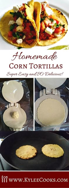 homemade corn tortillas recipe that is super easy and so delicious