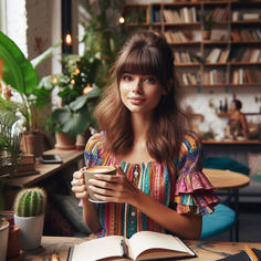 Woman with trendy hair and bangs Type Of Bangs, Perfect Bangs, Short Bangs, Side Swept, Wispy Bangs, Long Bangs, Trendy Haircuts, Curtain Bangs, Haircut Ideas