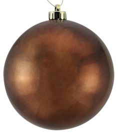 100mm VP Smooth Ball Ornament: Choc Brown - XH1002EG - The Wreath Shop Fall And Christmas, Wreath Making Supplies, Chocolate Brown Colour, Christmas Time Is Here, Greenery Wreath, Ball Ornaments, How To Make Wreaths, Deco Mesh, Chocolate Brown