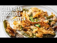 Best Green Bean Casserole, Green Bean Casserole Recipe, Classic Green Bean Casserole, Green Bean Casserole Easy, Easy Green Beans, French Green Beans, Greenbean Casserole Recipe, French Fried Onions, Green Bean Recipes