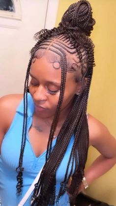 Feed In Braids Ponytail, Press On Nail Art, Nail Almond, Weave Hairstyles Braided, Braided Hairstyles For Black Women Cornrows, Birthday Hairstyles, Cute Braided Hairstyles