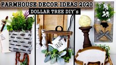 farmhouse decor ideas 2020 dollar tree diy's