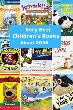 many children's books about dogs with the title very best children's books about dogs