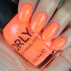 Orly Mayhem Mentality is bright like your future! Nail Swatches, Nail Art Tutorials, Gel Mani, Nail Colour, Nail Bar, Makeup Reviews, Nail Art Tutorial, Trendy Nails