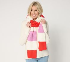 Effortlessly elevate your winter wardrobe with this striped rib knit scarf, perfect for chilly days and cool evenings. From Complliments. Rib Knit Scarf, Knit Scarf, Winter Wardrobe, Scarf Wrap, Rib Knit, Scarf Accessory, Fashion Accessories, Knitting, Wardrobe