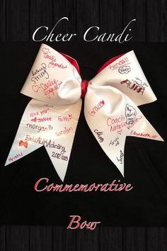 Commemorative 3 Cheer Bow Cheer Season, Cheer Coach Gifts, Cheer Gear, Varsity Cheer, Cheerleading Bows, Cheer Life