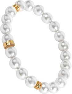 PRICES MAY VARY. ☑️ INTRODUCING THE FORGE & FOUNDRY PEARL BRACELET - "MARLOW". The pearl has become a modern day man's essential piece. We have designed an understated, yet refined men’s piece - the only pearl bracelet you’ll need. We bring touches of detail to our bracelet design that elevate your style and set you apart from the rest. ☑️ GENUINE SHELL PEARLS and 18K GOLD PLATED STAINLESS STEEL - At Forge & Foundry we use only the highest quality shell pearls and 18K gold plated 316L grade stainless steel, with a strong elasticated cord. The elasticated cord makes slipping your bracelet on and off effortless. Stainless steel is far more durable than solid silver, gold, or platinum. It will not rust, corrode, tarnish, stain, fade, or cause discoloration on your skin. [WATERPROOF AND SWEATP The Forge, Bracelet Design, Pearl Shell, Mens Jewelry Bracelet, Natural Pearls, Bracelet Designs, Pearl Bracelet, Handcrafted Jewelry, Silver Gold