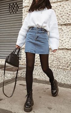 Popular Winter Outfits, Fashionista Outfits, Doc Martens Outfit, Ideas Aesthetic