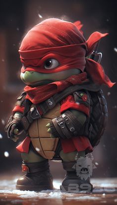 Baby Ninja Turtle, Baby Ninja, Ninja Turtles Artwork, Ninja Turtles Art, Swag Cartoon, Character Pictures, Cartoon Character Pictures, Girls Stuff, Photo To Cartoon