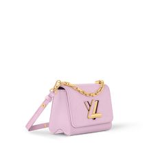 LOUIS VUITTON® - Twist Pm - Wisteria Lv Twist Bag, Lv Twist, Louis Vuitton Gifts, Trunk Bag, Wallet Pouch, Monogram Bag, Buckle Shoes, Louis Vuitton Twist, Fashion Jewelry Earrings