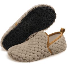 Cuter Than Slippers, Better Than Socks! Great House Slippers for Women Men - Stretchable and moisture wicking elastic knitted mesh - Rubber outsole non-slip textured slippers - Honeycomb design offer you a 360-degree comfort fit. - Slip-on closure with stretchable collar allows you quick - Machine wash and tumble dry or hand wash - For All Kind of Lifestyle Occasions - Soft and easy to store Size: 12-13 Women/10.5-11 Men.  Color: Brown.  Gender: unisex.  Age Group: adult. Feet Pillow, Dark Brown Shoes, Indoor Outdoor Slippers, Bedroom Slippers, Outdoor Slippers, Honeycomb Design, Fuzzy Slippers, Warm Slippers, Cozy Socks