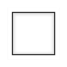 an empty white square with black border