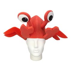 "Get this Awesome Lobster Hat Today! This Lobster Hat will definitely make you stand out at your next Party, Wedding, Corporate Event, Birthday, Quinceanera, or Halloween Party! Product Details: ✓Made in the USA ✓Handmade ✓High Quality Foam ✓One Size Fits Most ✓Customizable to your preferences \"This is where your party starts\". Give your next party a new life and rediscover your youth with Foam Party Hats. Foam Party Hats Guarantee At Foam Party Hats we believe our hats help bring a new joy an Fun Summer Hats For Costume Party, Fun Costume Hats For Birthday, Themed Cap For Costume Party, Novelty Hats For Carnival Themed Events, Red Novelty Hats For Halloween, Fun Halloween Party Hat Supplies, Fun Halloween Party Hat, Novelty Hats For Carnival Costume Party, Novelty Hats For Costume Party And Carnival