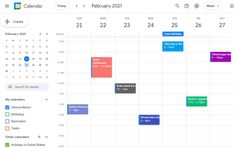 an image of a calendar that is on the computer screen and it's time