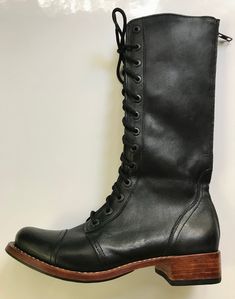 Please meet our newest style, the "Kat Boots", named after a very special client who asked for a all Leather lace up boots. 🥰 Thank you Kat! These beautiful Tall boots are handmade by our Guatemalan artisan partner in Guatemala. These unique boots are crafted from local high quality leather and using top quality YKK zippers. Here you can order your very own unique, custom-made version of the boots you see in the photos, get in touch with us to learn how! By buying from us you are supporting the Leather Combat Boots With Reinforced Snip Toe, Leather Moto Boots With Vibram Sole And Snip Toe, Leather Combat Boots With Steel Toe, Wide Calf High Ankle Leather Moto Boots, Casual Leather Combat Boots With Wide Calf, Casual Wide Calf Leather Combat Boots, Leather Wide Calf Mid-calf Lace-up Boots, Leather Martin Boots With Steel Toe And High Ankle, Leather High Ankle Martin Boots With Steel Toe