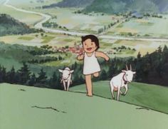 Studio Ghibli Animation, Heidi Cartoon, Ghibli Animation, Some Thoughts, Anime Pixel Art, Ghibli Movies, Pinturas Disney, The Alps, Old Cartoons