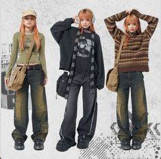 2000s Japanese Fashion, 일본 패션, Mia 3, New Rock, Cool Fits, Swaggy Outfits, 2000s Fashion