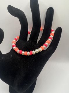 Just Peachy - 7" pink, peach, and pearl bracelet Just Peachy, Pink Peach, Holiday Deals, Pearl Bracelet, Beauty Book, Jewelry Bracelets, Accessory Gift, Beaded Bracelets, Pet Supplies