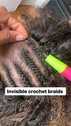 if you want to grow healthy hair try the 30-days hair growth challenge tool kit. visit the link down below Invisible Crochet Hair, Crochet Braids Straight Hair, Grow Healthy Hair, Crochet Hair Styles Freetress, Create A Routine, Growth Challenge, Hair Growth Challenge, Goddess Braids Hairstyles