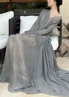 Art Grey V Neck Wrinkled Cotton Maxi Dresses Long Sleeve Cotton Maxi Dresses, Maxi Dresses Long Sleeve, Neck Wrinkles, Half Sleeve Dresses, Comfortable Room, Cotton Maxi, Maxi Dress Cotton, Dresses Long Sleeve, Boho Stil