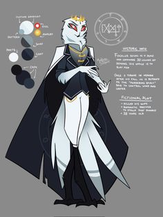 the character sheet for an animated movie, which is based on disney's maleficent