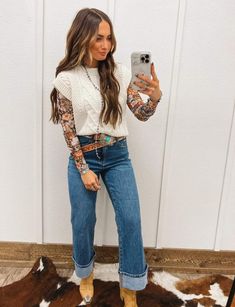 Western Fall Outfits, Western Inspired Outfits, Throwing Fits, Casual Country Outfits, Western Wear Outfits, Cute Country Outfits, Nashville Outfits