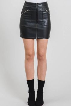 Our Bailey Mini Skirt is black and full of sass!! Leather Like and a must for the fall! Wholesale Clothing, Statement Jewelry, The Fall, Phone Numbers, Leather Skirt, Mini Skirt, Mini Skirts, Boutique, My Style