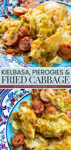 Weeknights call for this smoked kielbasa recipe! These pierogies with kielbasa and cabbage will become your family favorite dinner. In just 30 minutes, you can have a one-pot dinner of kielbasa, pierogies, and fried cabbage! Pierogi And Sausage, Kielbasa Pierogies, Kielbasa And Pierogies, Pierogies And Kielbasa, Cabbage And Smoked Sausage, Smoked Kielbasa, Fried Cabbage Recipe, Fried Cabbage Recipes