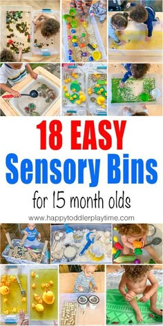 Baby Sensory Play 9-12 Months, Montessori 12 Months, Sensory Bin Play, Toddler Sensory Bins, Baby 12 Months, Diy Montessori, Sensory Bags, Montessori Diy, Sensory Ideas