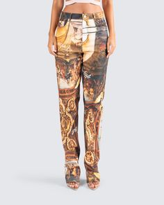 Fredi Pants – FINESSE Designer Bottoms, Cute Online Clothing Stores, 17 Birthday, The Sistine Chapel, Future Of Fashion, Welcome To The Future, Sistine Chapel, No Waste, Print Pants