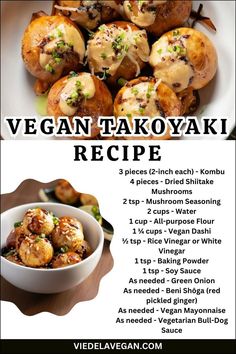 Vegan Takoyaki Recipe Vegan Takoyaki Recipe, Okonomiyaki Vegetarian, Vegan Christmas Main Dish, Vegan Takoyaki, Japanese Festival Food, Japan Food Recipes, Takoyaki Recipe, Easy Vegan Snack, Vegan Japanese Food