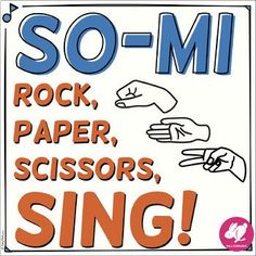 a sign that says so - mi rock paper scissors sing