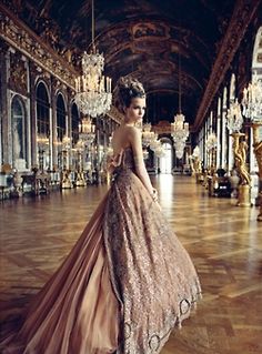 Amazing dress in the the Hall of Mirrors @ The Palace of Versailles Couture Dior, Female Photography, Patrick Demarchelier, Famous Photos, 파티 드레스, Josephine Skriver, Chanel Couture, Dior Haute Couture, Capturing Moments