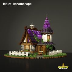 a small house made out of lego blocks