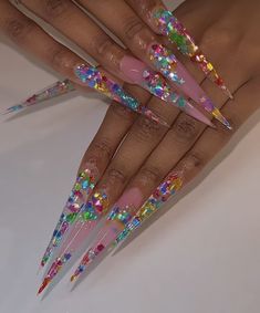 Glitter Tip Nails, Stilleto Nails Designs, Latest Nail Designs, Edge Nails, Vibrant Nails, Nail Candy