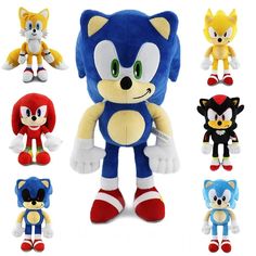 Peluches Sonic et ses amis Super Sonic Plush, Sonic Plush Toys, Sonic Plush, Super Sonic, Amy Rose, The Hedgehog, Imaginative Play, Plush Dolls, Soft Textures