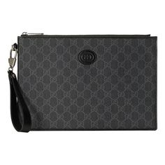 Gucci Pouch With Interlocking G 'Black' 672953-92TCN-1000 Gucci Pouch, Limited Edition Sneakers, Sport Sneakers, Gucci Bag, Pouch, Gucci, Black