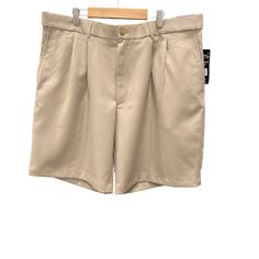 This Pg Tour Short Has A Button Closure And A Mid-Rise Waistband With An Adjustable Waist For A Comfortable Fit. It Comes In A Size 38 And Has A 4-Pocket Design For Convenient Storage. The Shorts Are Made Of Lightweight, Quick-Dry Polyester Material That Is Wrinkle-Resistant And Perfect For Summer, Fall, Or Spring. The Beige Color And Solid Pattern Of The Shorts Make Them Suitable For A Variety Of Occasions, Including Travel, Casual Wear, Formal Events, Workwear, And Business Settings. They Also Beige Pants With Built-in Shorts And Short Inseam, Beige Shorts Men, Khaki Outdoor Pants With Built-in Shorts, Khaki Military Style Outdoor Shorts, Bar Outfits, 5” Inseam Shorts Men, Sports Theme, Beige Color, Formal Event