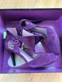 Purple Heels, lightly worn Violet Heels, Purple Heels, Womens Heels, Shoes Women Heels, Violet, Shoes Heels, Pumps, United States, Women Shoes