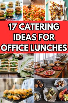 an image of catering ideas for office lunches