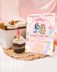 cupcakes and other treats are displayed on a table with a sign that says,'this children is called jimmy tuppey '