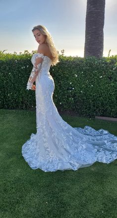 Elegant Mermaid Long Sleeve Off the Shoulder Lace Wedding Dress | KissProm Prom Dresses Lavender, Lavender Prom Dresses, Prom Dress Trends, Black Homecoming Dress, White Homecoming Dresses, Royal Blue Prom Dresses, Red Homecoming Dresses, Blue Homecoming Dresses, Pink Homecoming Dress