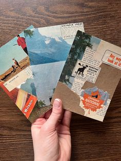 Outdoor Bundle: Collage/Postcard - 3 for 12 dollars Collaging Ideas, Postcard Collage, Collage Project, Kunstjournal Inspiration, Album Journal, Collage Art Projects, Magazine Collage, Ap Art, Collage Paper