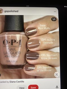 Nails Opi Dip, Opi Dip Powder Colors, Nail Chart, Fall Nails Opi, Finger Paint, Shoe Nails, Stylish Nails Designs, Makeup Help