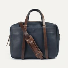 Report Business bag - Navy blue/Pain Brûlé - Men's Leather bag - Leather Laptop bag for Men - Made in France Business Blue Bags With Top Carry Handle, Blue Business Bag With Top Carry Handle, Blue Business Bags With Top Carry Handle, Classic Blue Top Handle Box Bag, Blue Rectangular Shoulder Bag For Business, Blue Business Crossbody Bag, Blue Business Satchel With Top Carry Handle, Blue Crossbody Bag For Business, Blue Top Handle Shoulder Bag For Business